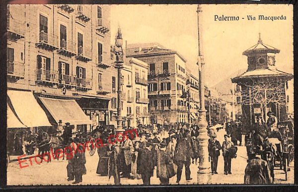 ah5030 - CARTOLINA D'EPOCA - Palermo Città - Via Macqueda