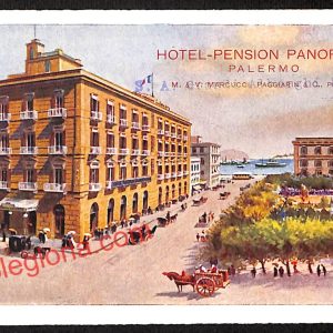 ah5031 - CARTOLINA D'EPOCA - Palermo Città - Hotel Pensione Panormus