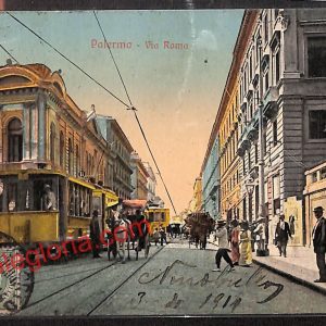 ah5035 - CARTOLINA D'EPOCA - Palermo Città - Via Roma