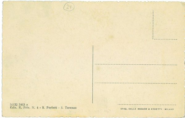 a0854   CARTOLINA d'Epoca: SAN TERENZO  - La SPEZIA SP - immagine 2