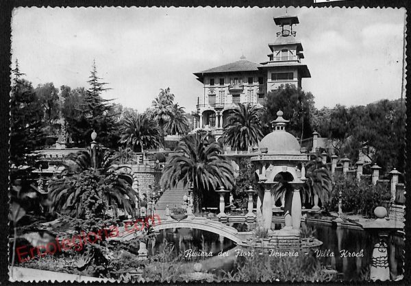 ag4440 - CARTOLINA D'EPOCA - Imperia Città - Villa Kroch