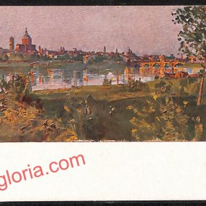 ah5864 - CARTOLINA  D'EPOCA - Pavia Città - Panorama