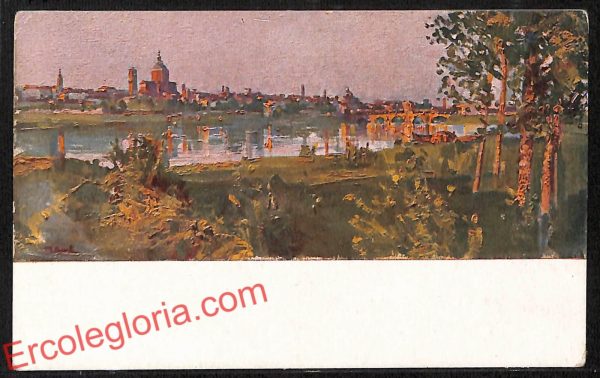 ah5864 - CARTOLINA  D'EPOCA - Pavia Città - Panorama