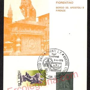 ae6380 - CARTOLINA D'EPOCA  Firenze Città - Circolo Filatelico Fiorentino