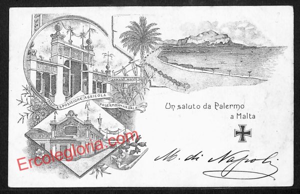 ah5045 - CARTOLINA D'EPOCA - Palermo Città