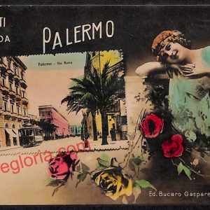 ah5051 - CARTOLINA D'EPOCA - Palermo Città - Via Roma