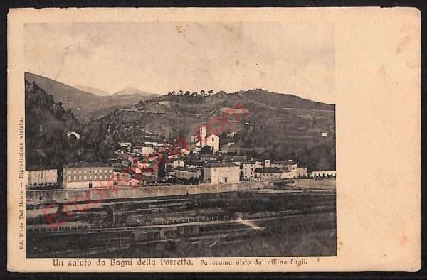 ae2752 - CARTOLINA  D'EPOCA - Bologna Provincia - Porretta  1904