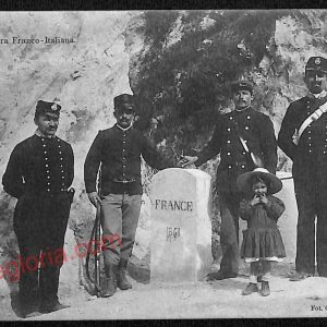 ag4441 - CARTOLINA D'EPOCA - Imperia Città - Frontiera Franco
