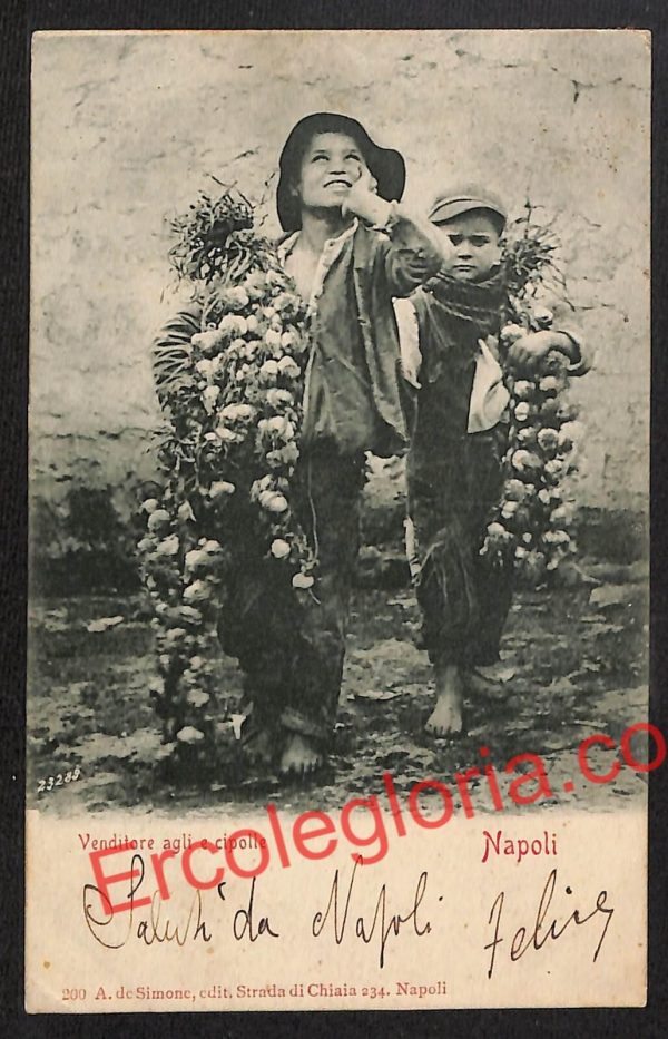 ah3700 - CARTOLINA D'EPOCA - Napoli Città - Costumi Napoletani