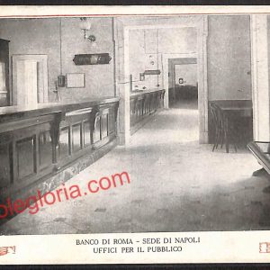 ah3702 - CARTOLINA D'EPOCA - Napoli Città - Banco di Roma