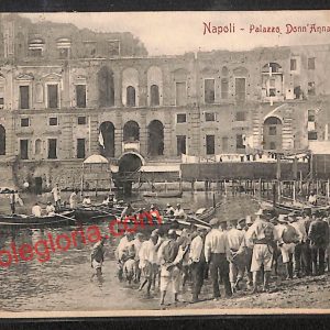 ah3703 - CARTOLINA D'EPOCA - Napoli Città - Palazzo Donn' Anna
