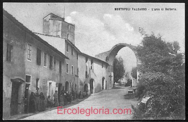 ad6992 - CARTOLINA D'EPOCA - Pisa Provincia - Montopoli   Val D' Arno  1907