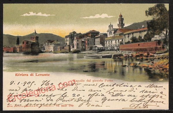ag1274 - CARTOLINA D'EPOCA - Genova Provincia - Levante  1905