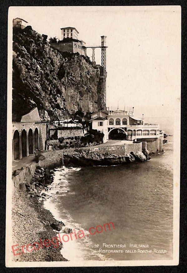 ag4442 - CARTOLINA D'EPOCA - Imperia Città - Ristorante delle Rocche Rosse