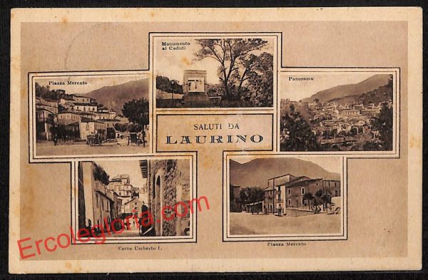 ai4607 - CARTOLINA D'EPOCA - Salerno Provincia - Laurino