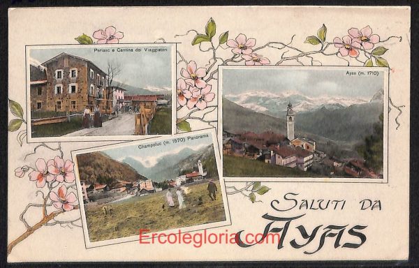 ad9886 - CARTOLINA  D'EPOCA - Aosta Città - Panorama