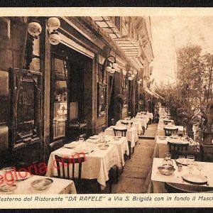ah3704 - CARTOLINA D'EPOCA - Napoli Città - Ristorante ''Da Rafele''