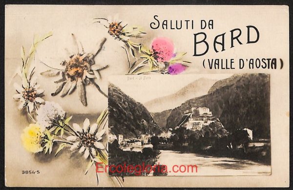 ad9892 - CARTOLINA  D'EPOCA - Aosta Provincia - Bard  1915
