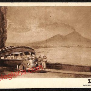 ah3705 - CARTOLINA D'EPOCA - Napoli Città - SITA  Autolinee-Filovie-Tranvie