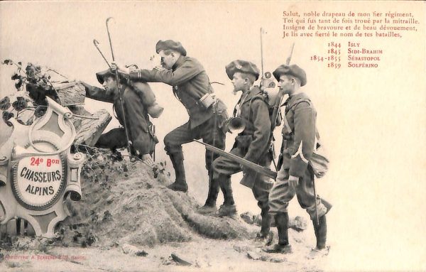 ac6939 - CARTOLINA D'EPOCA - REGGIMENTALI  -  Alpini