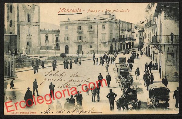 ah5155 - CARTOLINA D'EPOCA - Palermo Provincia - Monreale
