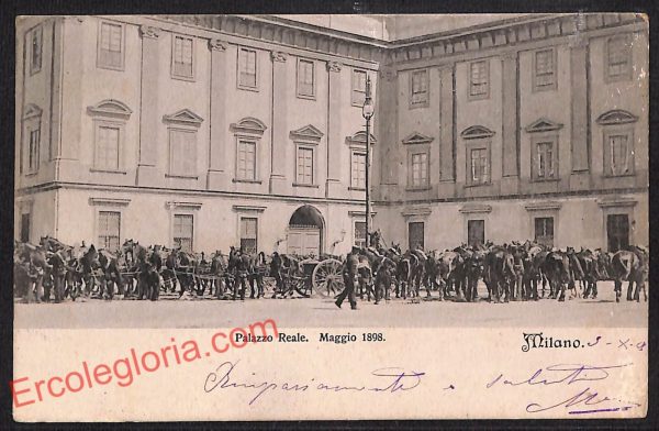 ag9133 - CARTOLINA D'EPOCA - Milano Città - Palazzo Reale