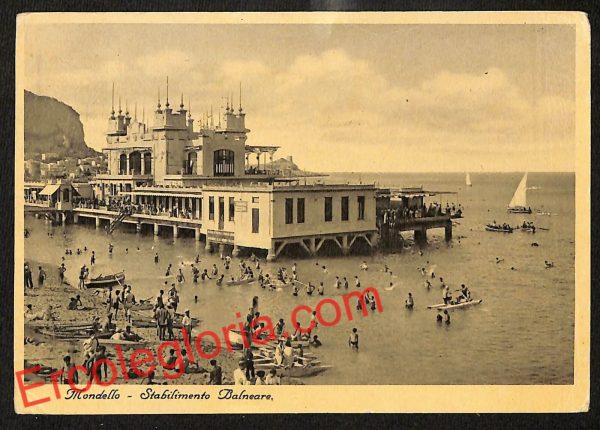 ah5158 - CARTOLINA D'EPOCA - Palermo Provincia - Mondello