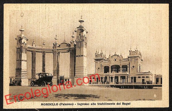 ah5161 - CARTOLINA D'EPOCA - Palermo Provincia - Mondello