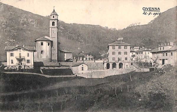 ab6235 - CARTOLINA  D'EPOCA - Como Provincia : CIVENNA 1908