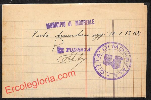 ah5150 - CARTOLINA D'EPOCA - Palermo Provincia - Monreale - immagine 2