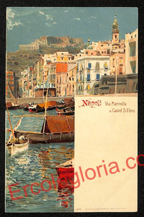 ag9628 - CARTOLINE D'EPOCA - Napoli Città - Via Marinella