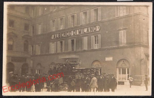 ag9141 - CARTOLINA D'EPOCA - Milano Città - Hotel Milano Scala