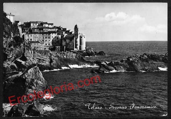 ag5684 - CARTOLINA D'EPOCA - La Spezia Provincia - Tellaro  1954