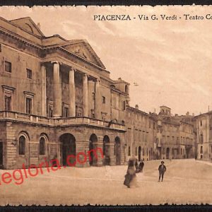 ah7495 - CARTOLINA D'EPOCA - Piacenza Città - Via G. Verdi