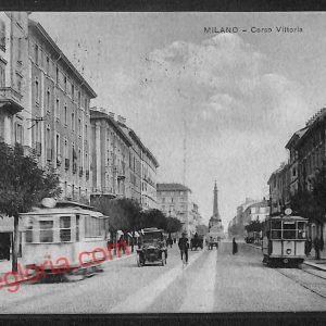 ag9144 - CARTOLINA D'EPOCA - Milano Città - Corso Vittoria