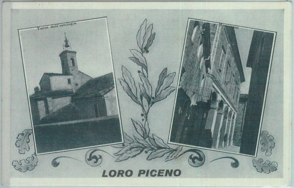 85599  - CARTOLINA d'Epoca: MACERATA provincia -  LORO PICENO  1942