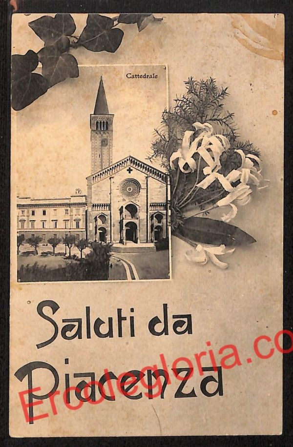 ah7507 - CARTOLINA D'EPOCA - Piacenza Città - Cattedrale