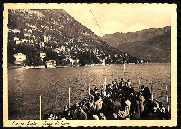 ab6254 - CARTOLINA  D'EPOCA - Como Provincia : CARATE LARIO