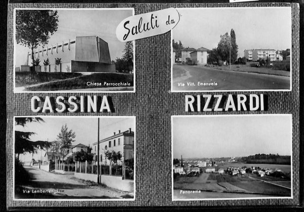 ab6256 - CARTOLINA  D'EPOCA - Como Provincia : CASSINA RIZZARDI  1963