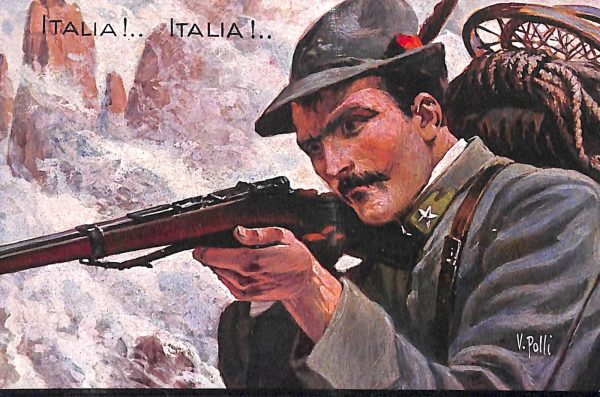 ac6979 - CARTOLINA D'EPOCA - REGGIMENTALI  - Alpini