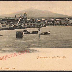 ae4782 - CARTOLINA D'EPOCA - Catania Città - Panorama