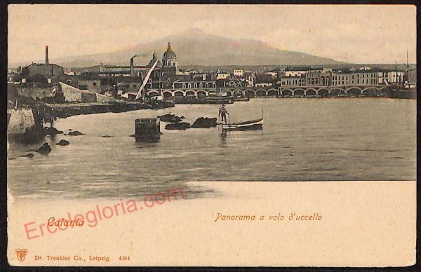 ae4782 - CARTOLINA D'EPOCA - Catania Città - Panorama