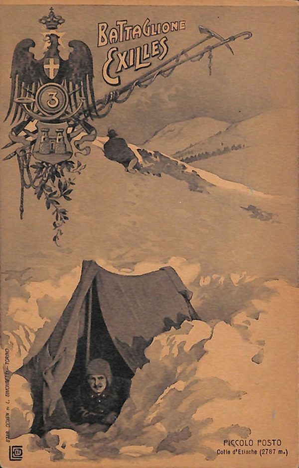 ac6984 - CARTOLINA D'EPOCA - REGGIMENTALI  - Alpini