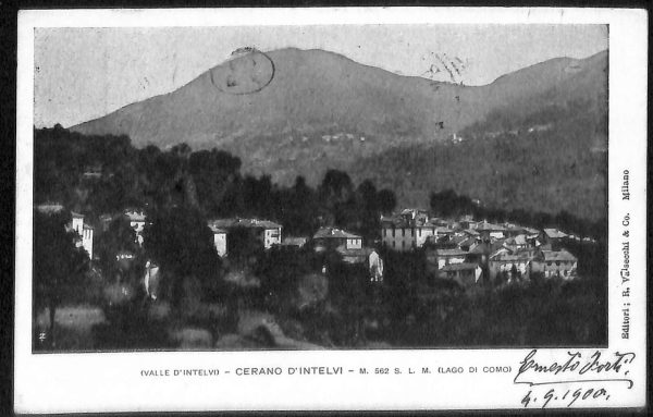 ab6274 - CARTOLINA  D'EPOCA - Como Provincia : CERANO D'INTELVI 1900