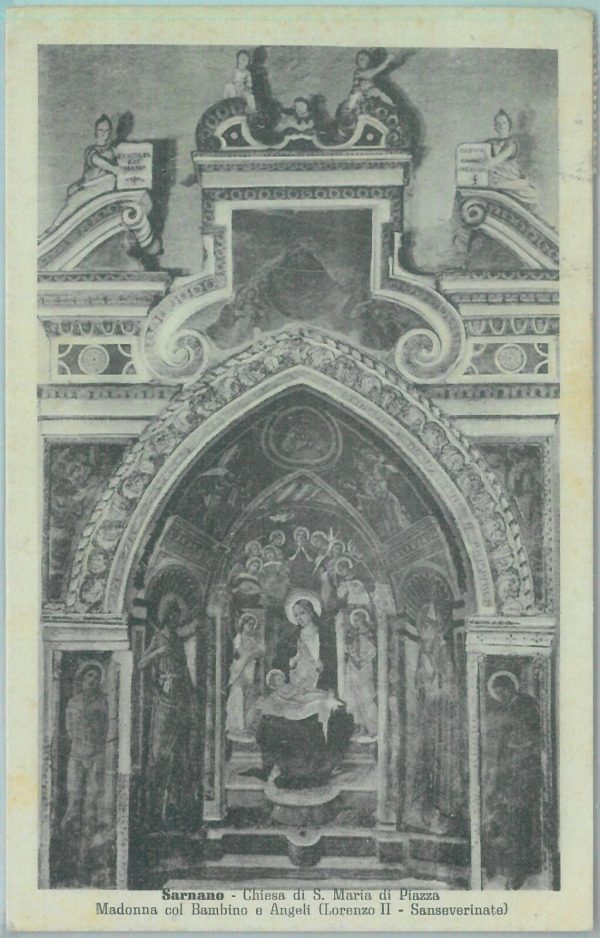 85617  - CARTOLINA d'Epoca: MACERATA provincia -  SARNANO  1948