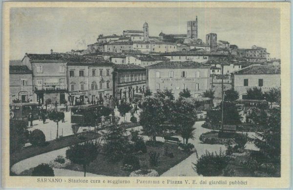 85624  - CARTOLINA d'Epoca: MACERATA provincia -  SARNANO   1951