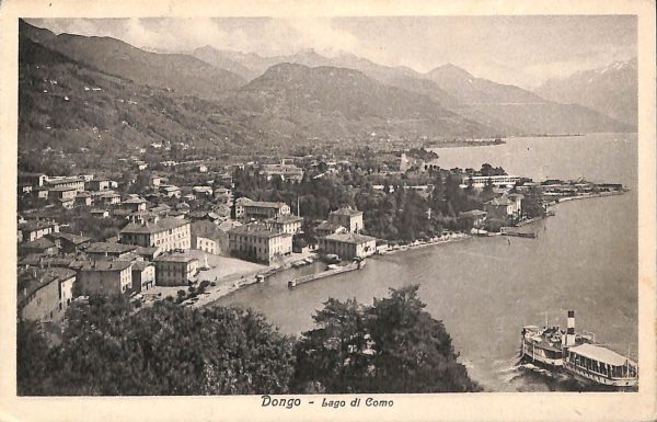 ab6277 - CARTOLINA  D'EPOCA - Como Provincia : DONGO 1945