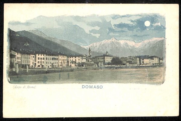 ab6282 - CARTOLINA  D'EPOCA - Como Provincia : DOMASO