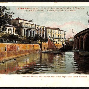 ae4794 - CARTOLINA D'EPOCA - Catania Città - Palazzo Biscari