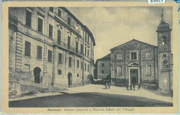 85629  - CARTOLINA d'Epoca: MACERATA provincia -  RECANATI  1953
